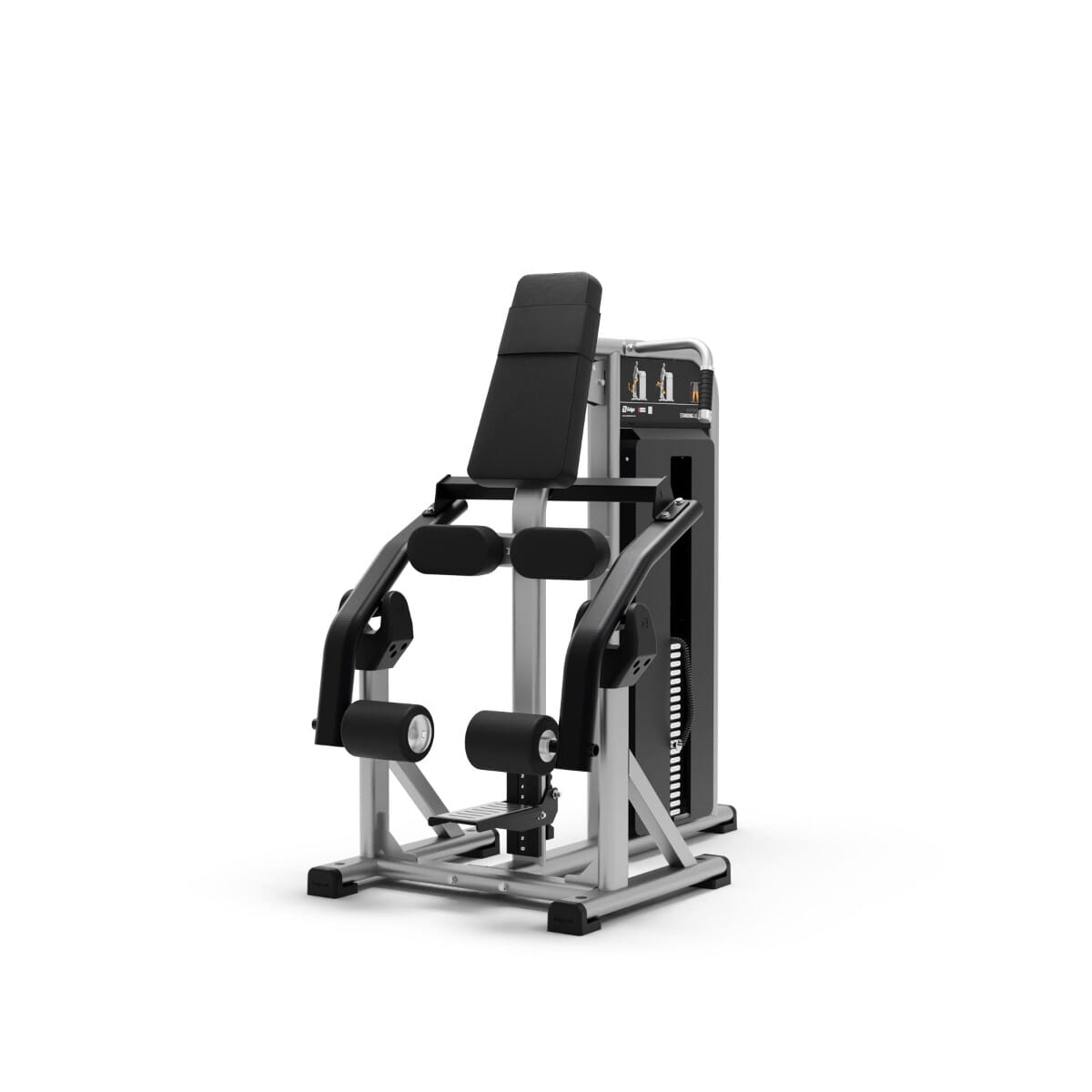Standing leg curl machine top