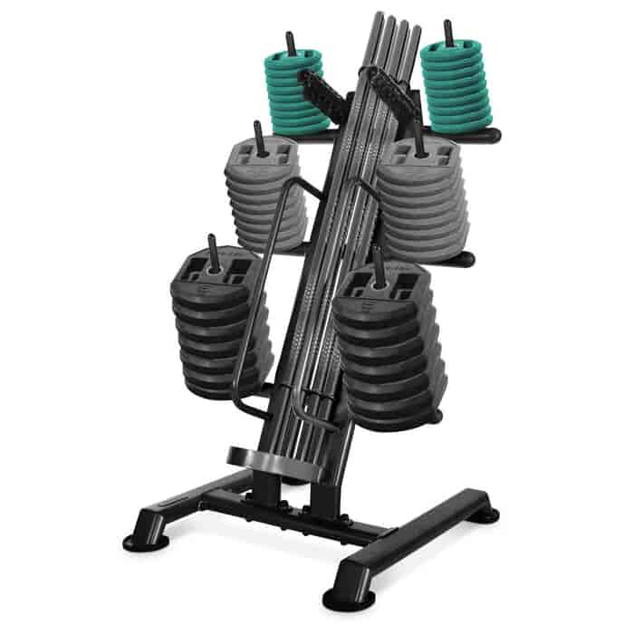 Pump Set Rack with 12 RBX Rubber Pump Sets | Physical Company