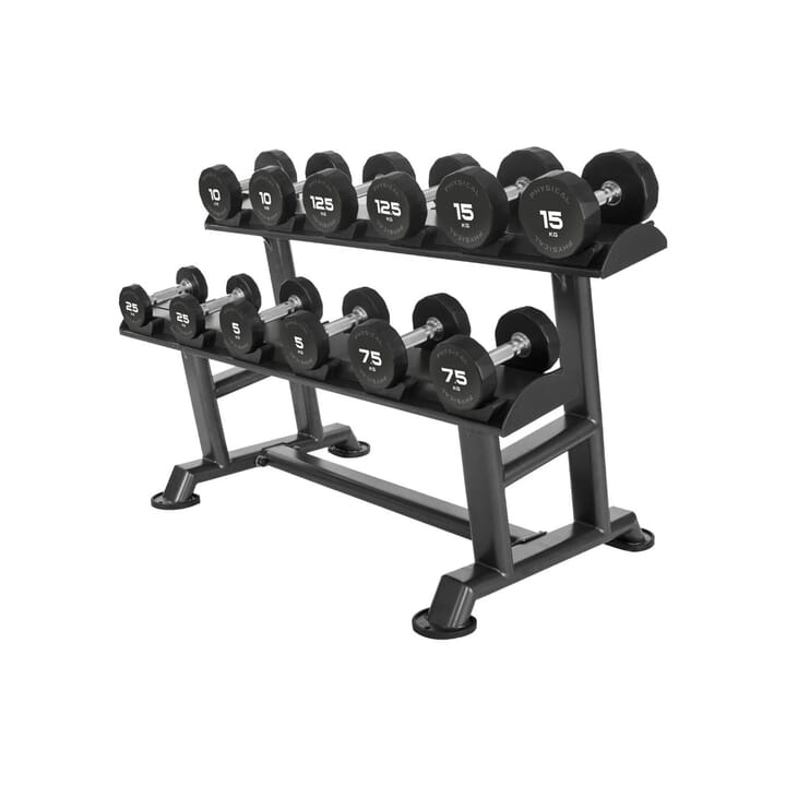 Physical Dumbbell Saddle Racks with Rubber Dumbbell Sets Physical Dumbbell Saddle Racks with Rubber Dumbbell Sets