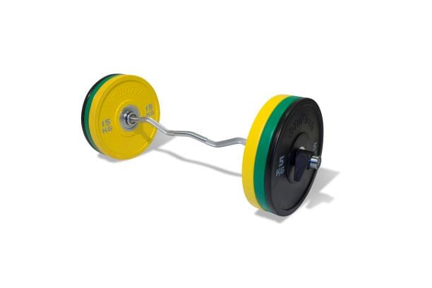 Cheap barbell best sale and bumper plates