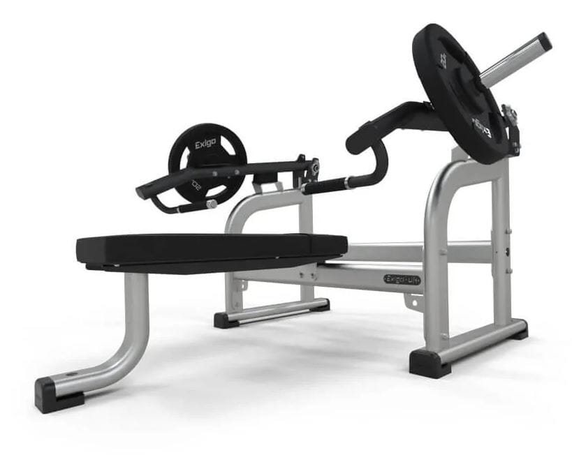 Plate loaded flat bench press sale