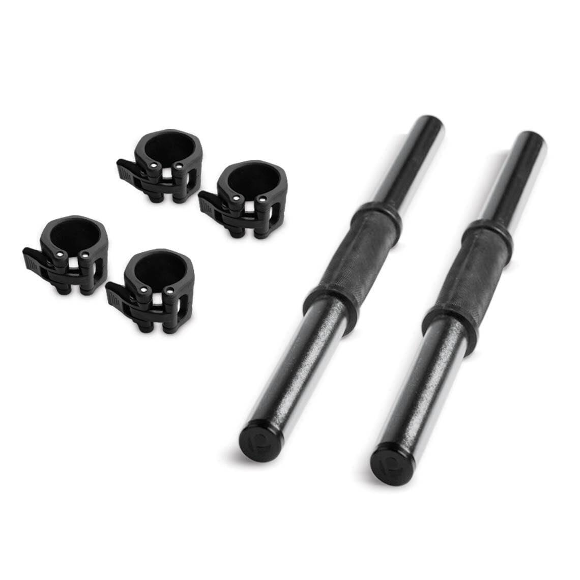 30MM DUMBBELL BARS WITH COLLARS -  PAIR