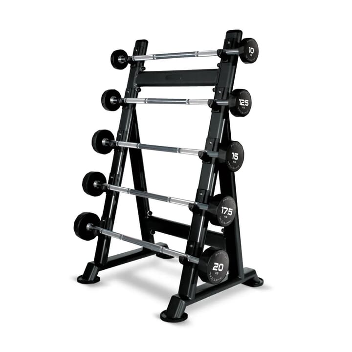 Physical 5 Barbell Storage Rack with PU Barbell Sets Physical 5 Barbell Storage Rack with PU Barbell Sets