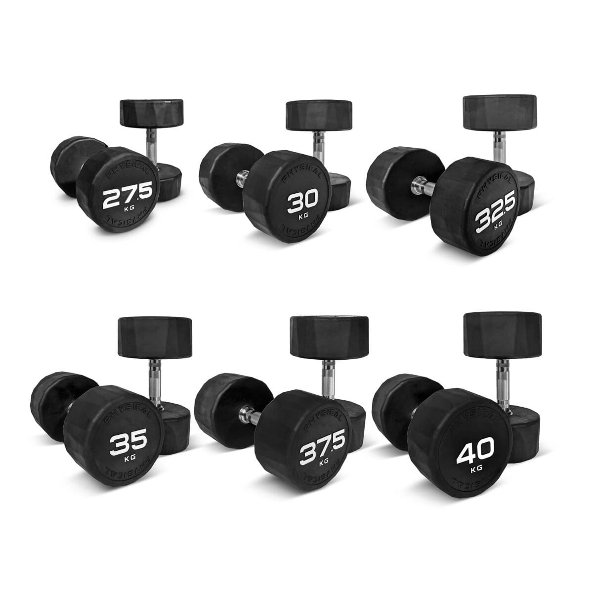 Physical RBX Rubber Dumbbell Sets