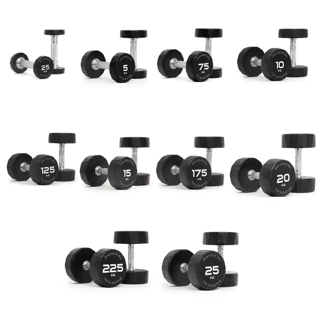 Physical Performance PU Dumbbell Sets