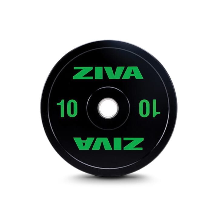 ZIVA XP Competition Coloured Bumper Plates - 10kg ZIVA XP Competition Coloured Bumper Plates - 10kg