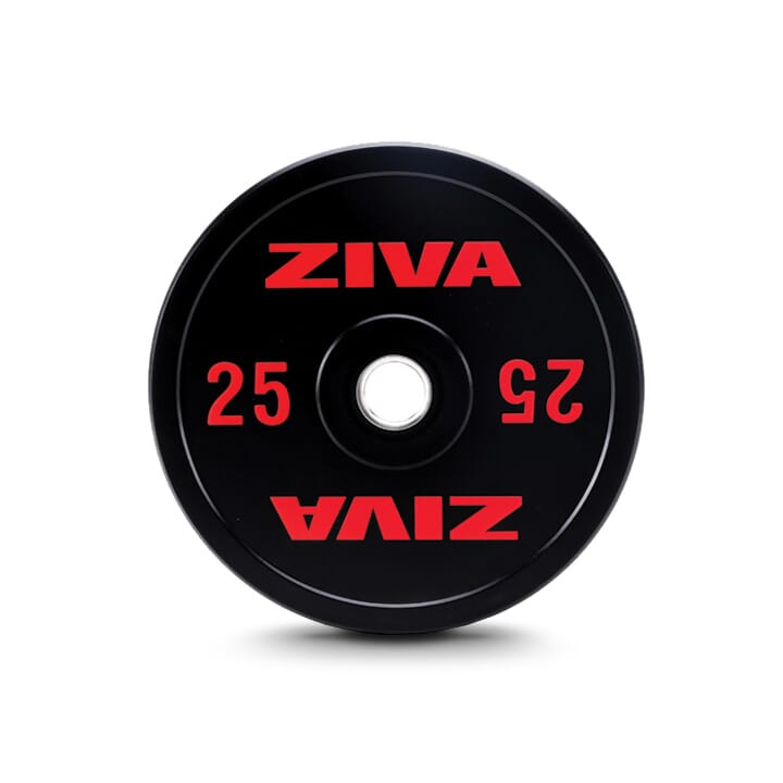 ZIVA XP Competition Coloured Bumper Plates - 25kg ZIVA XP Competition Coloured Bumper Plates - 25kg