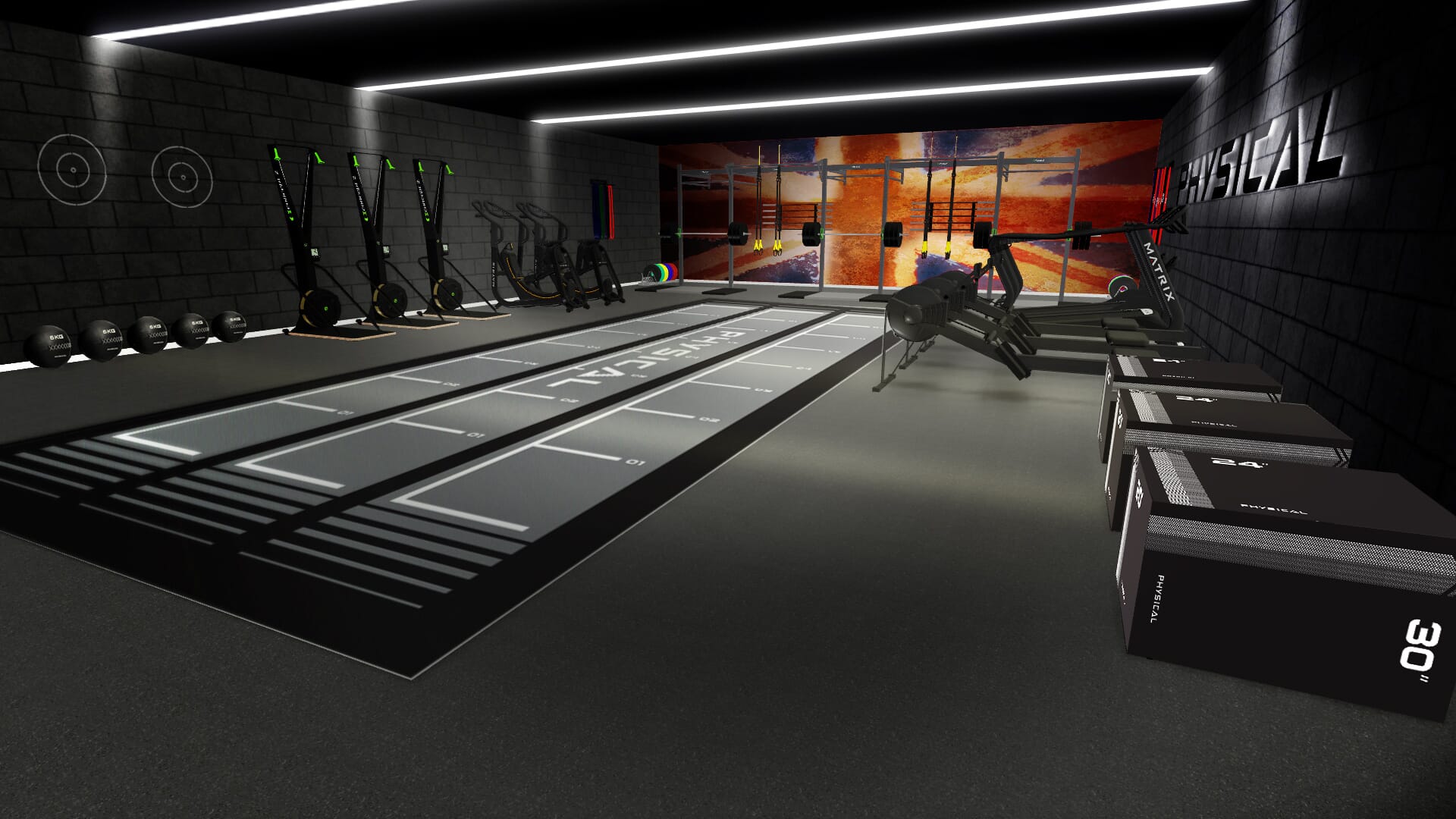 Example of a Commercial Gym Design by Gym Experts Physical